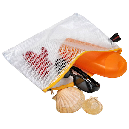 Artikelbild für FolderSys Reißverschlussbeutel DIN A5 transparent/gelb 0,15 mm, 1 St., Artikelnummer 641795