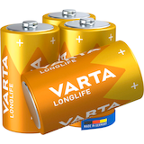 Artikelbild 1 für VARTA Batterien LONGLIFE Alkali-Mangan Mono D 1,5 V, 4 St., Artikelnummer 964155