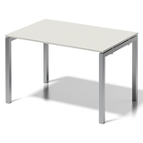 Artikelbild 1 für BISLEY Cito Schreibtisch grauweiß, silber rechteckig, 4-Fuß-Gestell silber 120,0 x 80,0 cm, Artikelnummer 256824