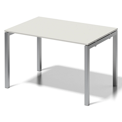 Artikelbild für BISLEY Cito Schreibtisch grauweiß, silber rechteckig, 4-Fuß-Gestell silber 120,0 x 80,0 cm, Artikelnummer 256824