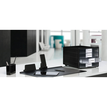 Artikelbild 4 für HAN Schubladenbox Impuls transparent 1012-363D, DIN A4 mit 4 Schubladen, 1 St., Artikelnummer 310800