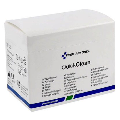 Artikelbild 2 für FIRST AID ONLY® Wundreinigungstücher Quick Clean P-44029 00 weiß 20,0 x 12,5 cm, 1 St., Artikelnummer 314209