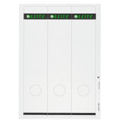 Artikelbild für LEITZ Ordneretiketten 1687-85 grau, 75 St., Artikelnummer 431957