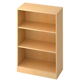 Artikelbild 1 für HAMMERBACHER Aktenregal Haziender ahorn 80,0 x 40,0 x 127,0 cm, 1 St., Artikelnummer 630501