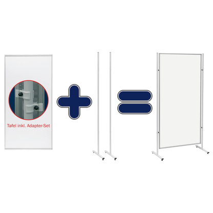 Artikelbild 2 für FRANKEN Trennwand ECO, doppelseitig, weiß 120,0 x 150,0 cm, 1 St., Artikelnummer 570667