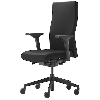 Artikelbild 4 für Trendoffice by Dauphin Bürostuhl to-strike comfort pro, SK9248 SY2 Stoff schwarz, Gestell schwarz, Artikelnummer 760112