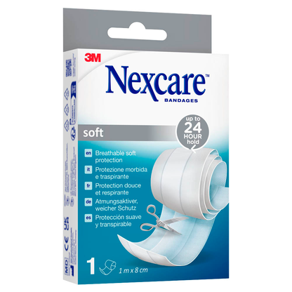 Artikelbild 3 für Nexcare™ Pflaster Soft Touch Universal N0501B weiß 8,0 cm x 1,0 m, 1 St., Artikelnummer 154546
