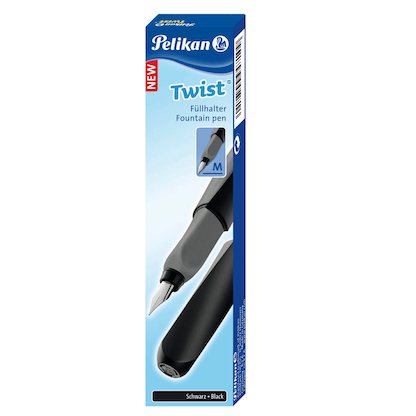 Artikelbild 5 für Pelikan Twist Patronenfüller schwarz M (mittel), 1 St., Artikelnummer 425809