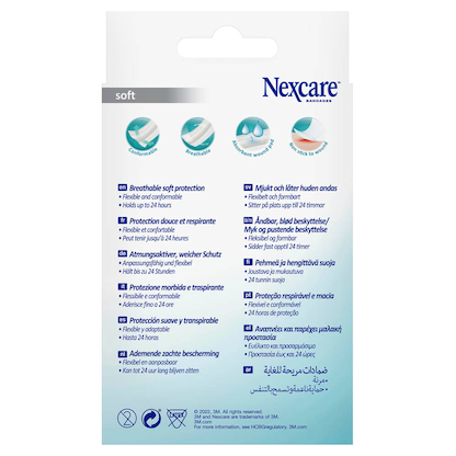 Artikelbild 4 für Nexcare™ Pflaster Soft Touch Universal N0501B weiß 8,0 cm x 1,0 m, 1 St., Artikelnummer 154546