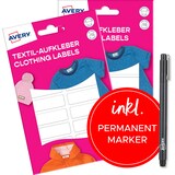 Artikelbild 1 für AVERY Zweckform Namensetiketten weiß 45,0 x 13,0 mm, 1 Set, Artikelnummer 588099