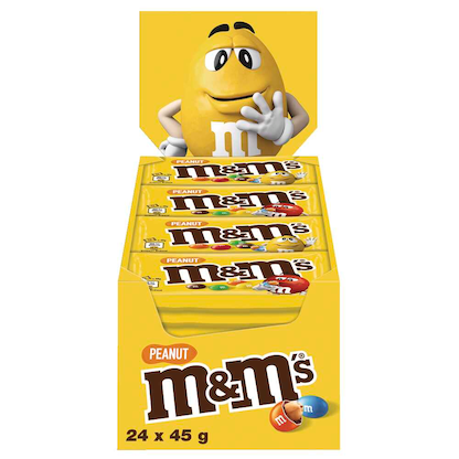 Artikelbild 4 für m&m's PEANUT Schokobonbons 24x 45,0 g, Artikelnummer 397513