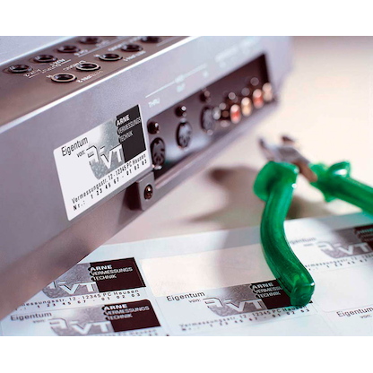 Artikelbild 8 für AVERY Zweckform Typenschildetiketten L6008-20 silber 25,4 x 10,0 mm, 20 Blatt, Artikelnummer 345538