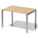 Artikelbild 1 für BISLEY Cito Schreibtisch ahorn, silber rechteckig, 4-Fuß-Gestell silber 120,0 x 80,0 cm, Artikelnummer 256836