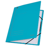 Artikelbild 1 für LEITZ Eckspanner 3980 DIN A4 blau, 1 St., Artikelnummer 333563