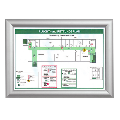 Artikelbild für Showdown® Displays Klapprahmen silber 24,1 x 32,8 cm, 1 St., Artikelnummer 859280