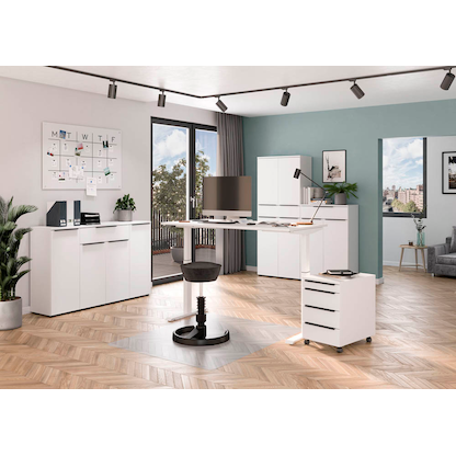 Artikelbild 4 für GERMANIA 4377 Rollcontainer weiß 4 Auszüge 42,0 x 60,0 x 63,0 cm, Artikelnummer 136107