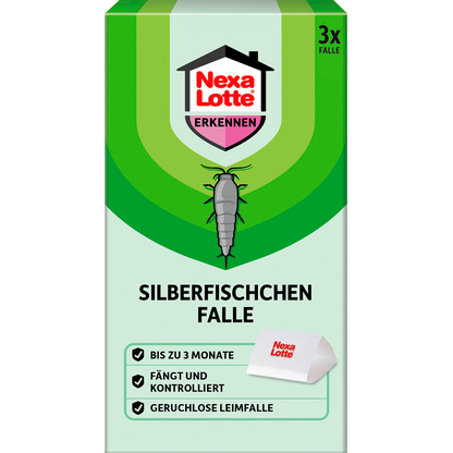 Artikelbild für Nexa Lotte® Silberfischchen-Fallen weiß, 3 St., Artikelnummer 663837
