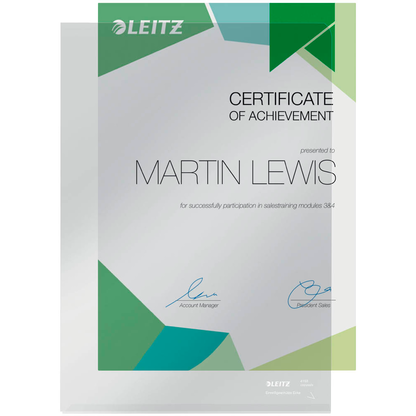Artikelbild 6 für LEITZ Sichthüllen Super Premium 4153 DIN A4 glasklar glatt 0,15 mm, 100 St., Artikelnummer 578732