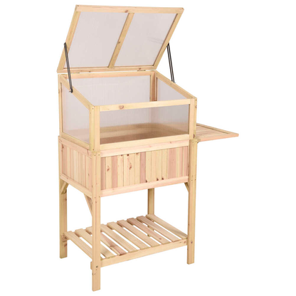 Artikelbild 3 für Garden Pleasure Hochbeet Holz natur, transparent rechteckig 102,5 x 120,0 cm, 1 St., Artikelnummer 796419