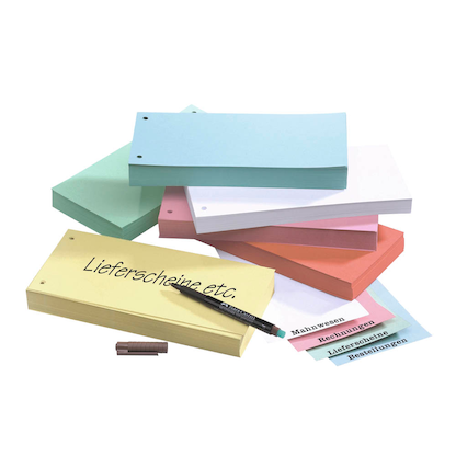 Artikelbild 3 für office discount Trennstreifen grün, 190 g Karton 24,0 x 10,5 cm, 100 St., Artikelnummer 432512