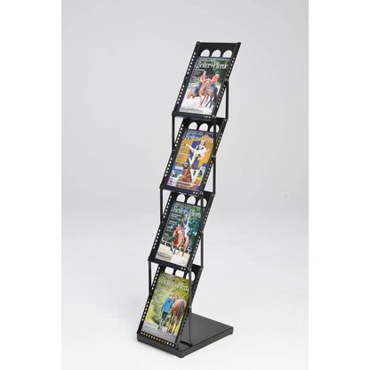 Artikelbild 6 für update displays Prospektständer schwarz DIN A4 4 Fächer 38,0 x 28,0 x 135,0 cm, 1 St., Artikelnummer 646796
