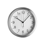 Artikelbild 1 für TFA® Funkwanduhr 98.1091 weiß silber Aluminium, Ø 25,0 cm, Artikelnummer 887450