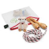 Artikelbild 1 für FolderSys Reißverschlussbeutel DIN B6 transparent/rot 0,20 mm, 1 St., Artikelnummer 592670