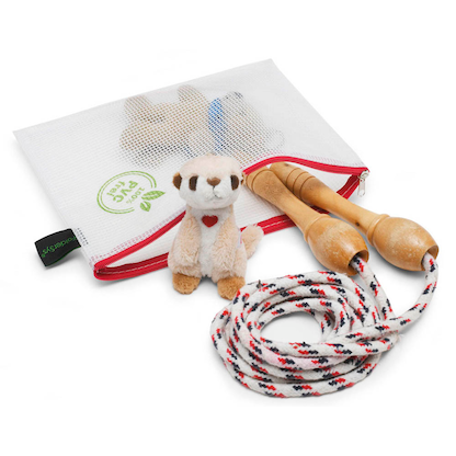 Artikelbild für FolderSys Reißverschlussbeutel DIN B6 transparent/rot 0,20 mm, 1 St., Artikelnummer 592670