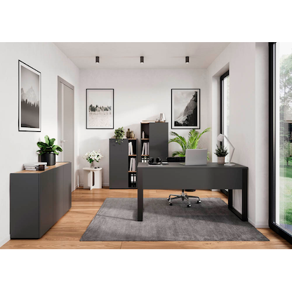 Artikelbild 8 für GERMANIA Adrano Büromöbel-Set grafit, Artikelnummer 620686
