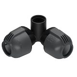 Artikelbild 1 für GARDENA Verlegerohrverbinder Winkelstück 25 mm x 3/4 Zoll Innengewinde Sprinklersystem, Artikelnummer 499599