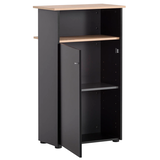 Artikelbild 1 für MÖBELPARTNER Empfangstheke gerade, artisan-eiche, schwarz 65,8 x 44,0 x 110,5 cm, Artikelnummer 172862