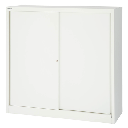 Artikelbild 5 für BISLEY Schiebetürenschrank Cito, SD12112S696 verkehrsweiß 2 Fachböden 120,0 x 43,0 x 118,1 cm, Artikelnummer 272380