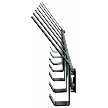 Artikelbild 5 für HAKU Möbel Wandgarderobe 54535 schwarz Metall 7 Haken 74,0 x 14,0 cm, Artikelnummer 340616