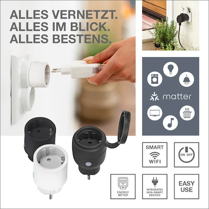 Artikelbild 12 für OSRAM SMART+ WIFI MATTER PLUG WLAN-Steckdose, 1 St., Artikelnummer 709778