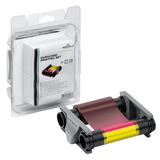 Artikelbild 1 für DURABLE YMCKO-Farbband und 100 Plastikkarten (0,76 mm) mehrfarbig Farbband-Set, Artikelnummer 177035