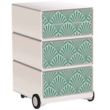 Artikelbild 1 für PAPERFLOW easyBox Tropical Rollcontainer weiß, bunt 60747 4 Auszüge 39,0 x 43,6 x 64,2 cm, Artikelnummer 215307