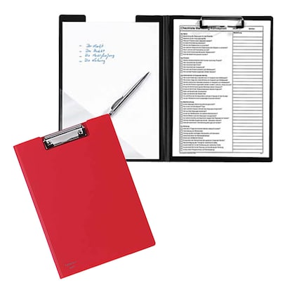 Artikelbild für FolderSys Klemmbrettmappe 80003-80 DIN A4 rot Kunststoff, 1 St., Artikelnummer 812578