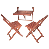 Artikelbild 1 für Garden Pleasure Sitzgruppe BERKLEY, braun Holz, 3-teilig, Artikelnummer 309889