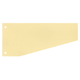 Artikelbild 1 für Wekre Trennstreifen Trapez gelb, 190 g/qm Karton 24,0 x 10,5 / 6,0 cm, 100 St., Artikelnummer 213878