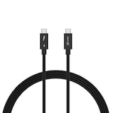 Artikelbild 1 für XLAYER Thunderbolt 4 Kabel USB-C 1,0 m schwarz, 1 St., Artikelnummer 256196