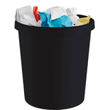 Artikelbild 1 für helit the green german Papierkorb 18,0 l schwarz, 1 St., Artikelnummer 823722