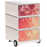 Artikelbild 1 für PAPERFLOW easyBox Tropical Rollcontainer weiß, bunt 61297 4 Auszüge 39,0 x 43,6 x 64,2 cm, Artikelnummer 215846