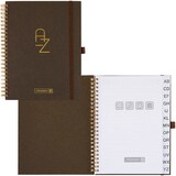 Artikelbild 1 für BRUNNEN Adressbuch Wire braun, 1 St., Artikelnummer 264297