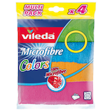 Artikelbild 1 für vileda Colors MULTI PACK Mikrofasertücher 60 °C waschbar, 4 St., Artikelnummer 324689
