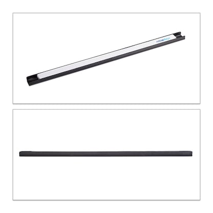 Artikelbild für relaxdays Magnetleisten schwarz 2,5 x 45,5 cm, 3 St., Artikelnummer 381651