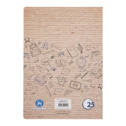 Artikelbild 5 für LANDRÉ® Schulheft Recycling Lineatur 25 liniert DIN A4 Außenrand, 16 Blatt, 1 St., Artikelnummer 298199