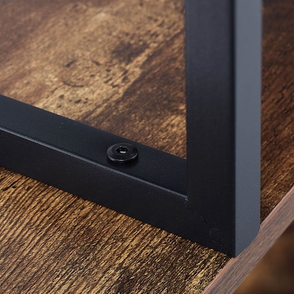 Artikelbild 8 für relaxdays Beistellregal braun/schwarz 73,0 x 30,0 x 136,0 cm, 1 St., Artikelnummer 520144