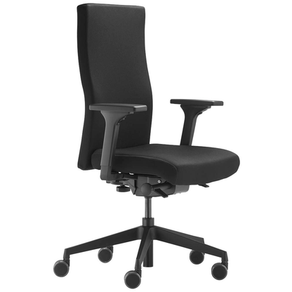 Artikelbild für Trendoffice by Dauphin Bürostuhl to-strike comfort pro, SK9248 SY2 Stoff schwarz, Gestell schwarz, Artikelnummer 760112