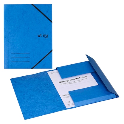 Artikelbild für VON LEITZ Eckspanner DIN A4 blau, 1 St., Artikelnummer 635148