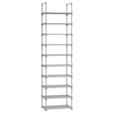 Artikelbild 1 für SONGMICS Schuhregal grau 45,0 x 30,0 x 174,0 cm, 1 St., Artikelnummer 438418